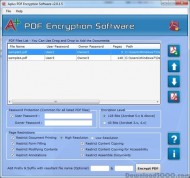 Aplus Protect PDF with Password screenshot